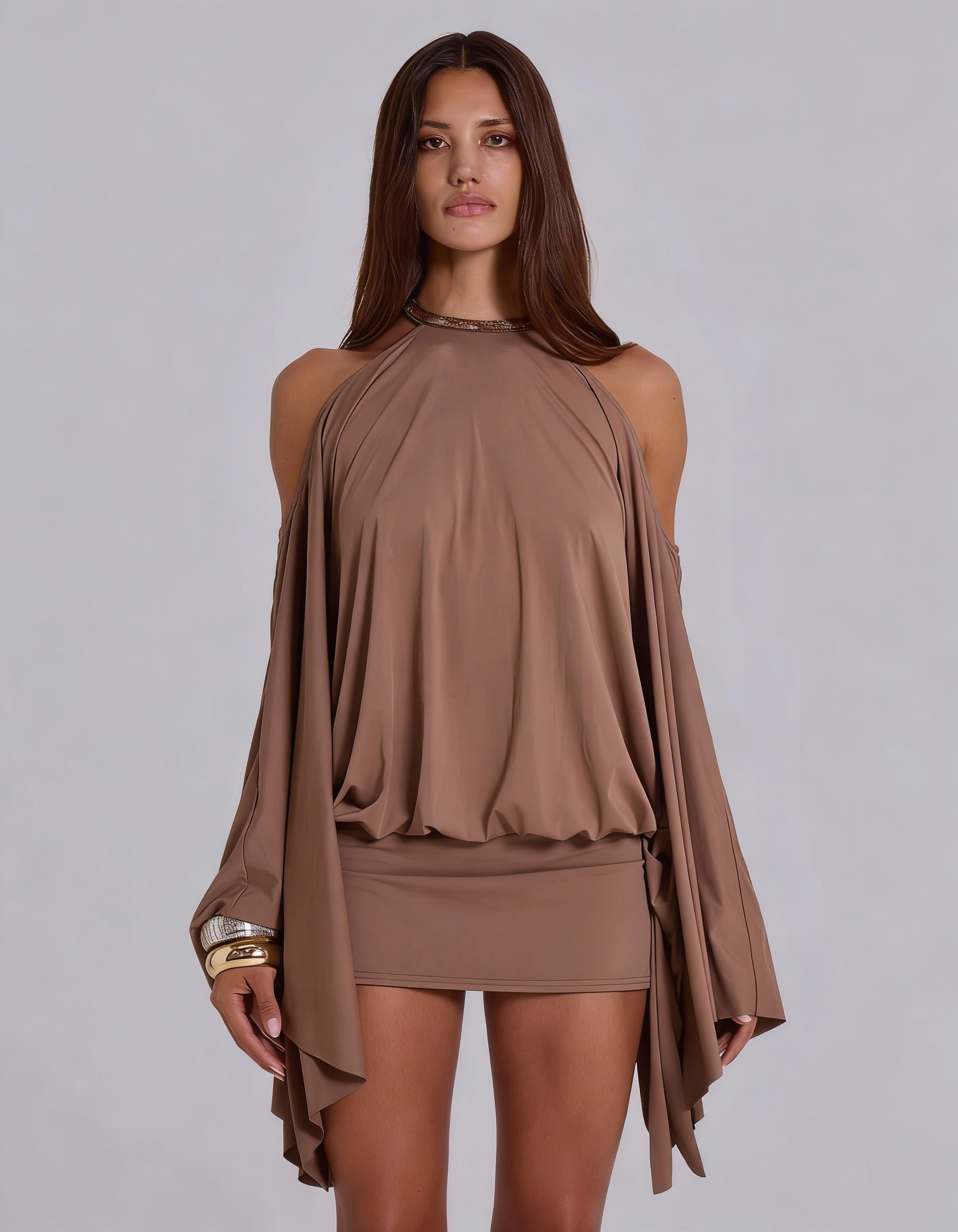 Butterfly Couture Mini Dress